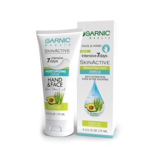 کرم دست و صورت آووکادو و آلوئه‌ورا گارنیک مدل تیوپی ۷۵ میل